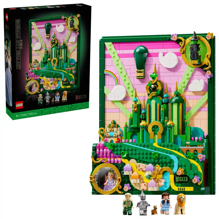 LEGO® Wicked. Obraz Emerald City 75685 - tantis.pl