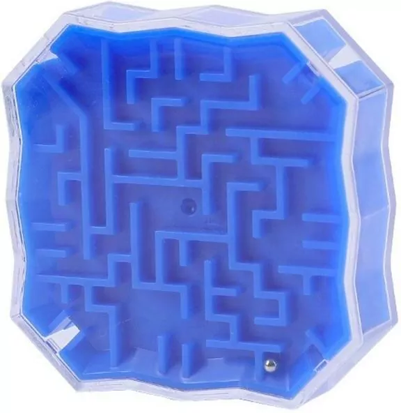Labirynt z kuleczką niebieski - tantis.pl