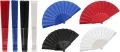 Wachlarz jednokolorowy 23cm Mix - tantis.pl