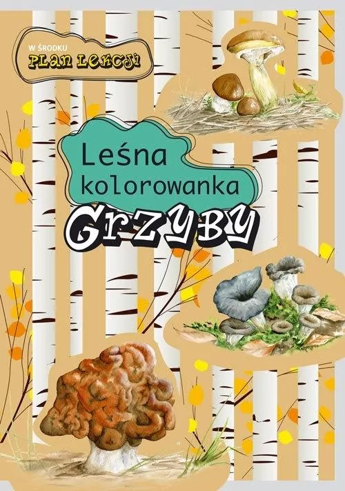 Grzyby. Leśna kolorowanka - tantis.pl