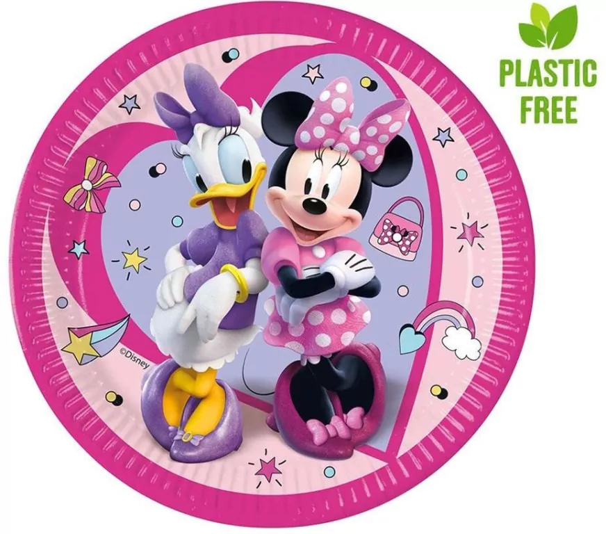 Talerzyki papierowe Minnie Junior 23cm - tantis.pl