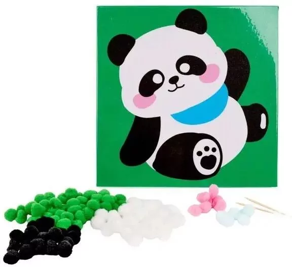 Mozaika pomponowa Panda - tantis.pl