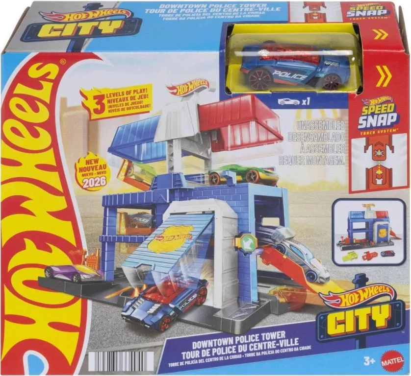 Hot Wheels City Komisariat policji Zestaw - tantis.pl