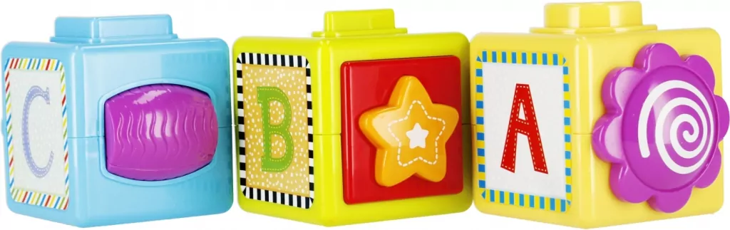 Klocki edukacyjne 3szt BAM BAM - tantis.pl