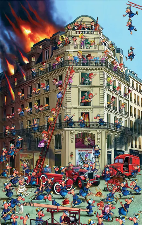 Puzzle 1000 - Straż pożarna PIATNIK - tantis.pl