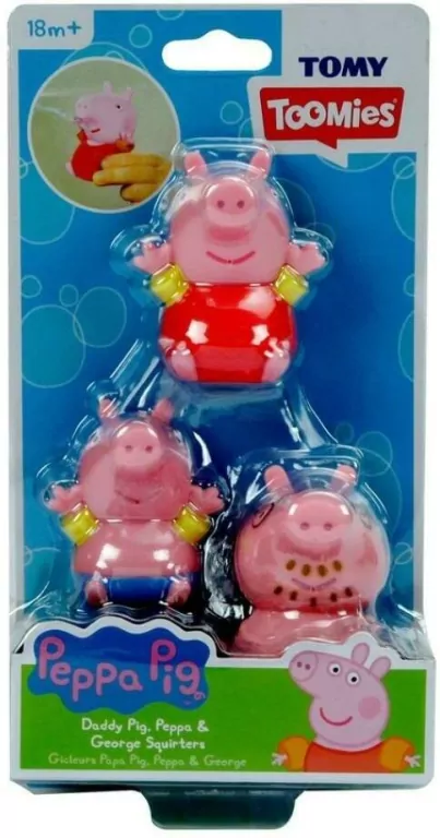 Świnka Peppa. Figurki do wody z Tatą Świnką - tantis.pl