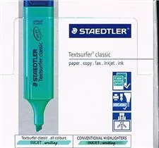 Zakreślacz Classic turkusowy (10szt) STAEDTLER - tantis.pl