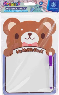 Tablica suchościeralna Astra Fun + marker 1szt.mix