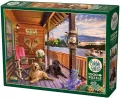 Puzzle 1000 Domek nad jeziorem 113609 - tantis.pl