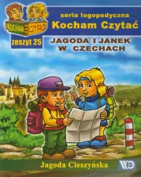 Jagoda i Janek w Czechach. Kocham Czytać. Seria logopedyczna. Zeszyt 25