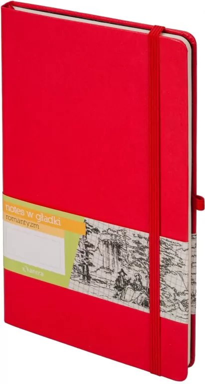 Antra. Notes A5 gładki. Romantyzm, czerwony - tantis.pl
