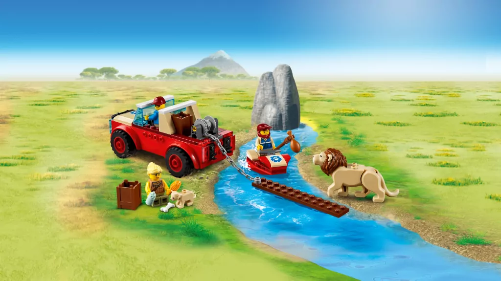 LEGO® City. Terenówka ratowników dzikich zwierząt. 60301 - tantis.pl