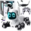 Robot Pies Tooby R/C 360 światło dźwięk biało-czar - tantis.pl