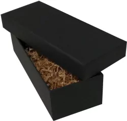 Pudełko tekturowe kraft czarne 20x8x5,5cm