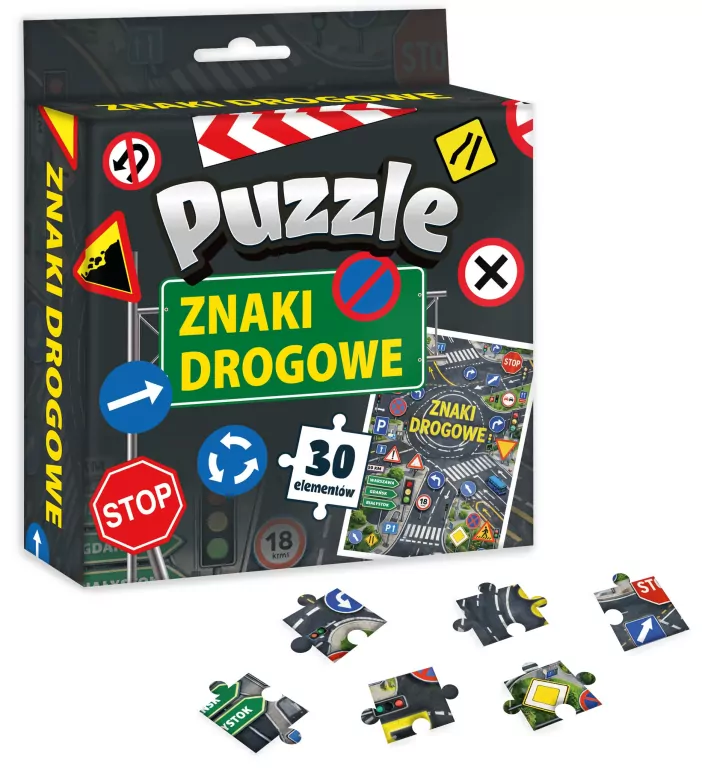 Puzzle Znaki Drogowe - tantis.pl