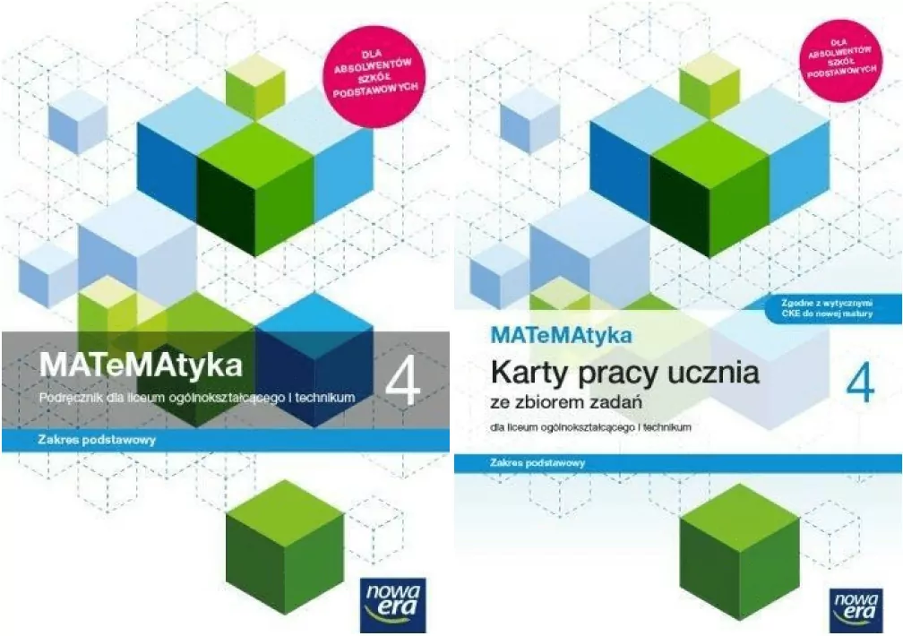 Pakiet: MATeMAtyka 4. Podręcznik / Karty pracy ucznia ze zbiorem zadań. Liceum ogólnokształcące i technikum. Zakres podstawowy - tantis.pl