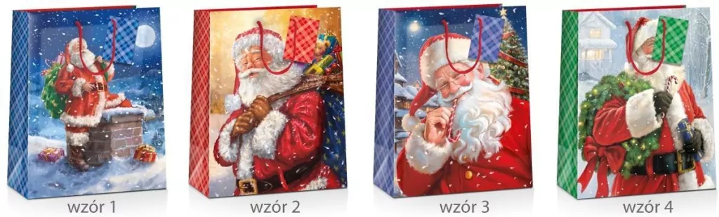 Torba prezentowa Boże Narodzenie 26x12x32cm MIX - tantis.pl