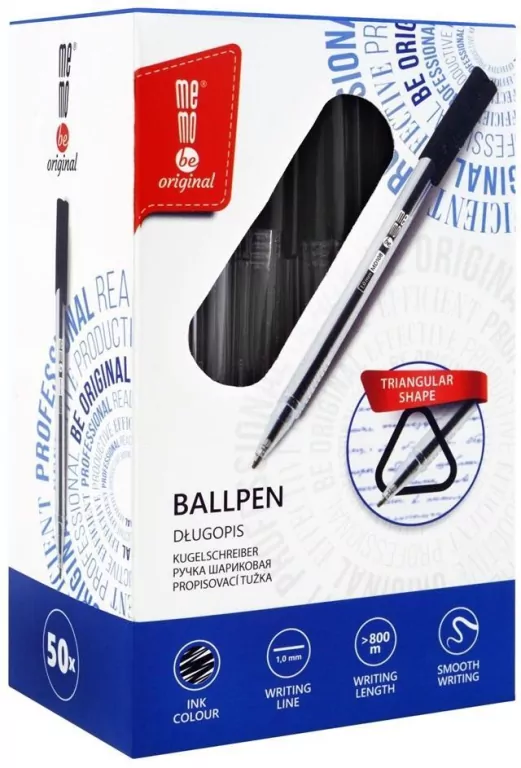 Długopis biurowy czarny  MemoBe - tantis.pl