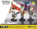 Cobi. Powstanie Warszawskie 1944, 3 Figurki - tantis.pl