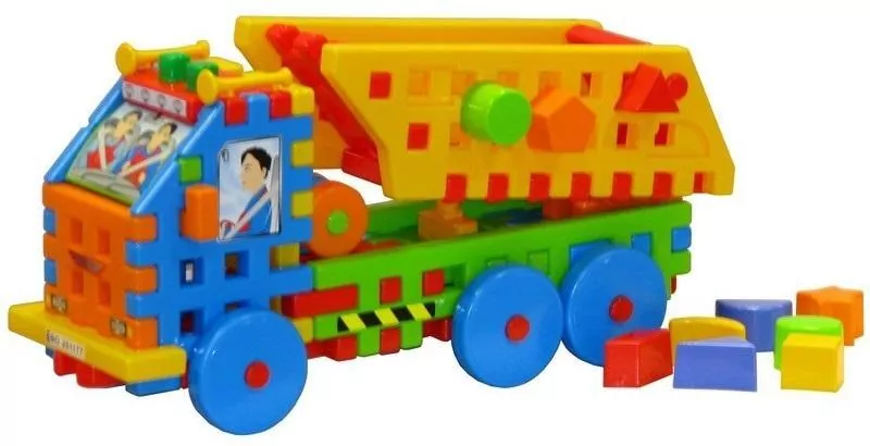 Wywrotka edukacyjna. Klocki konstrukcyjne - tantis.pl