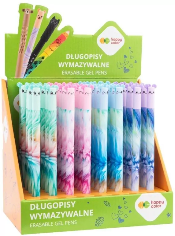 Długopis wymaz. Uszaki nieb  HAPPY COLOR - tantis.pl