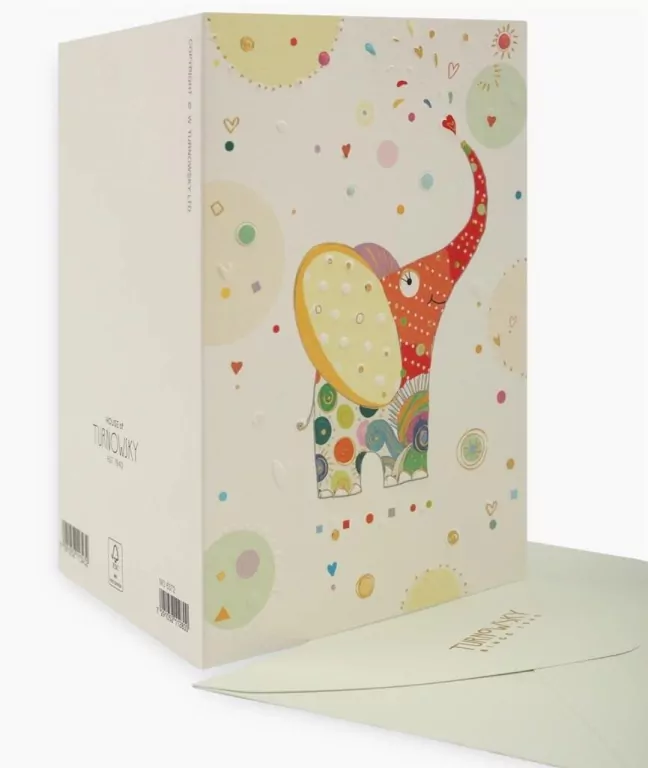 Karnet B6 + koperta Słoń - tantis.pl