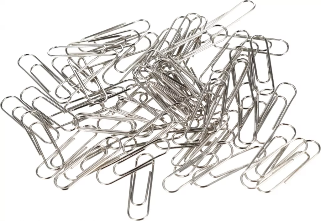 Spinacz metalowy srebrny - tantis.pl