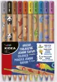 Kredki trójkątne Jumbo. Safari. 10 kolorów - tantis.pl