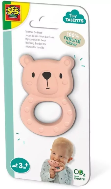 Gryzak dla dzieci miś 100% kauczuk naturalny - tantis.pl