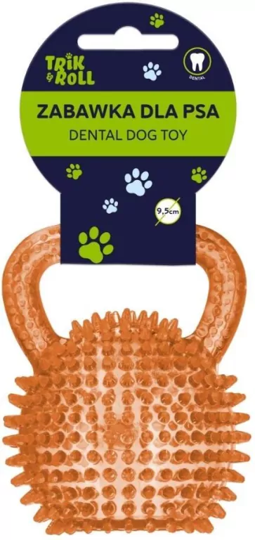 Zabawka dla Psa 9,5cm pomarańczowa - tantis.pl