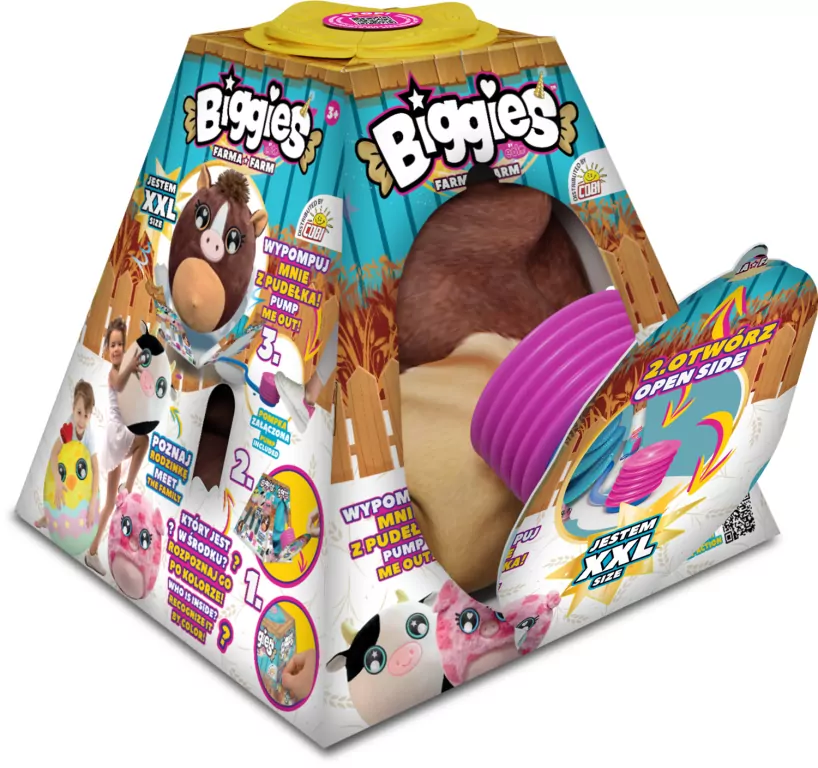 Biggies Farma! Maskotka XXL do pompowania - tantis.pl