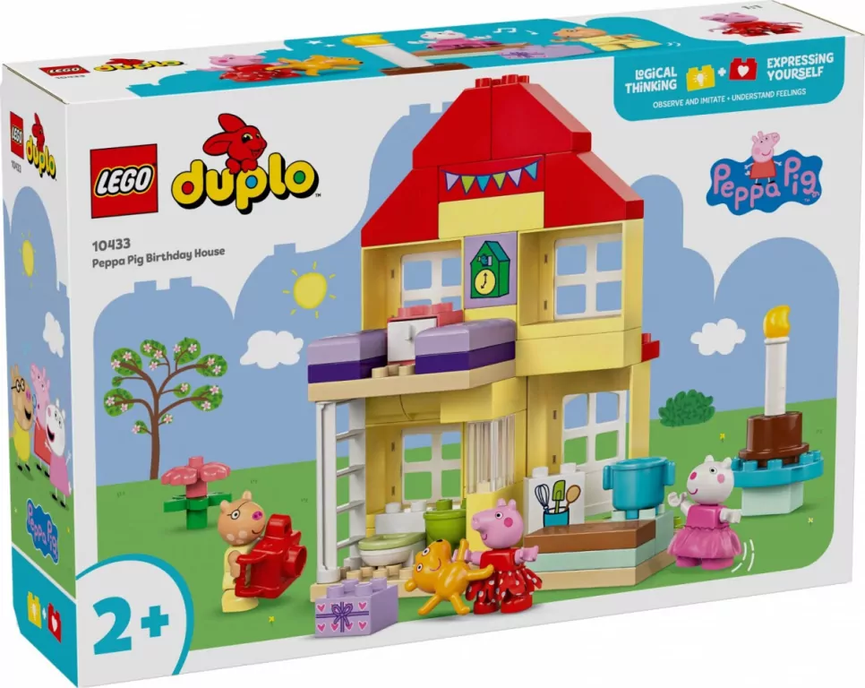LEGO® DUPLO®. Urodzinowy domek Peppy. 10433 - tantis.pl