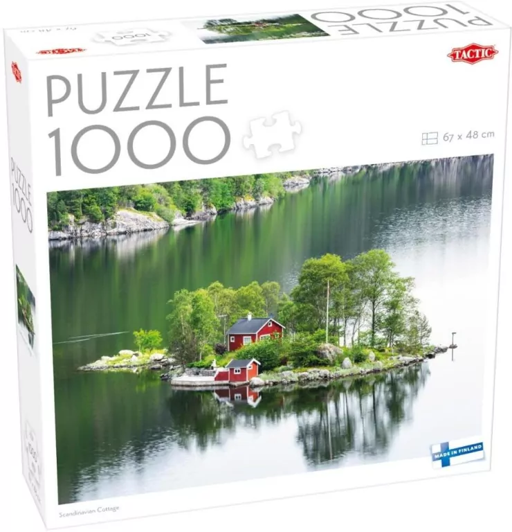 Puzzle 1000 Scandinavian cottage - tantis.pl