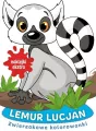 Zwierzakowe kolorowanki. Lemur Lucjan - tantis.pl