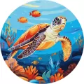 Malowanie po numerach. Mieszkańcy oceanu 26cm - tantis.pl