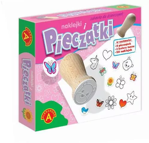 Naklejki i pieczątki. Zabawka dla dziewczynek - tantis.pl