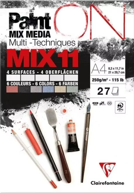 Blok A4 papierów mix11 250g 27ark - tantis.pl