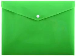 Koperta na zatrzask A5 zielona