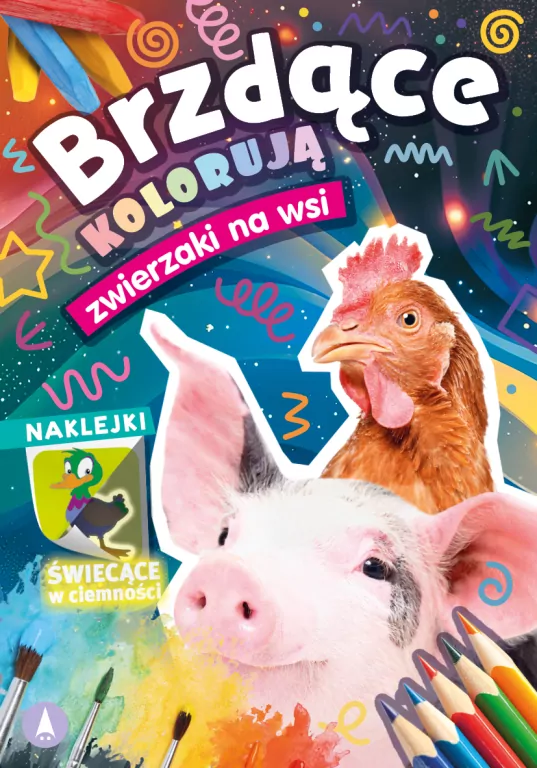 Brzdące kolorują. Zwierzaki na wsi - tantis.pl