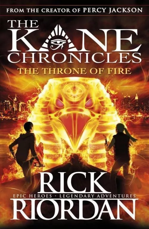 The throne of fire. The Kane Chronicles. Book 2 wer. angielska - tantis.pl