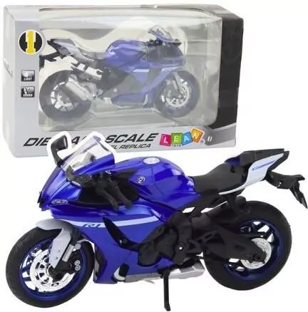 Motocykl metalowy ze światłem i dźwiękiem 1:12 - tantis.pl