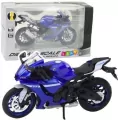 Motocykl metalowy ze światłem i dźwiękiem 1:12 - tantis.pl