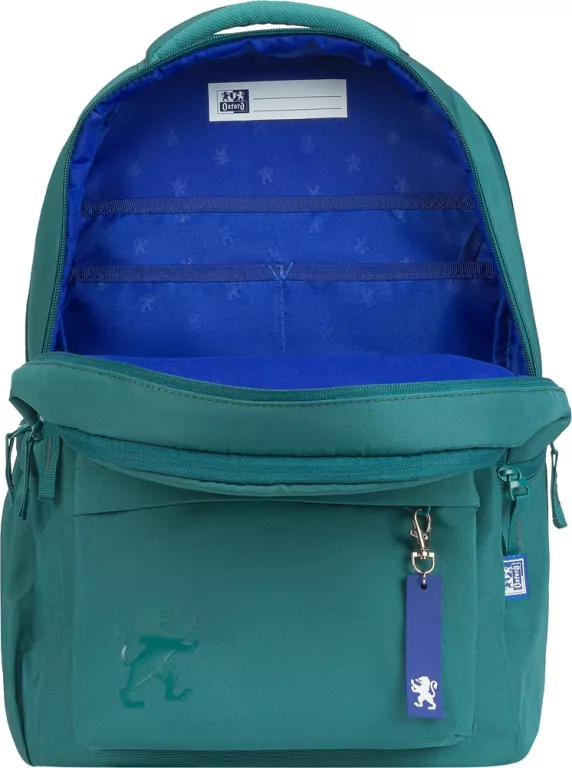 Oxford. Plecak szkolny ciemnozielony - tantis.pl