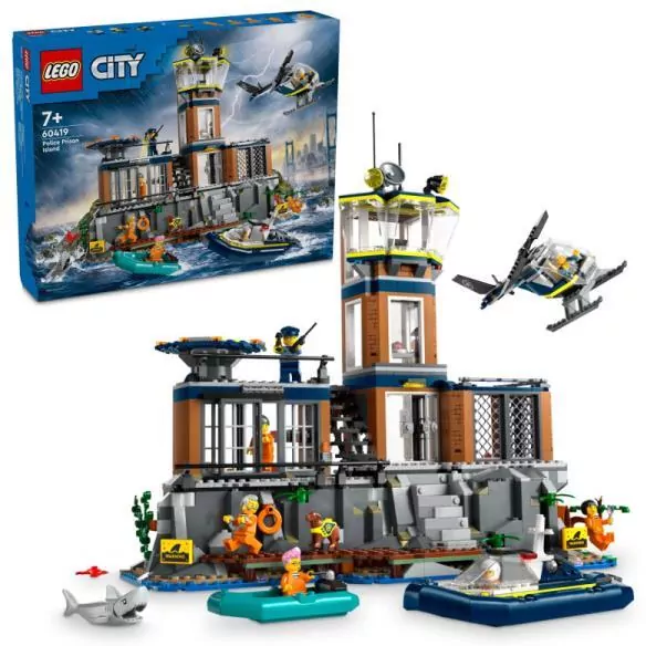 LEGO® City. Policja z Więziennej Wyspy 60419 - tantis.pl