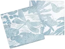 Kate Heiss Podkładki pod kubek niebieskie