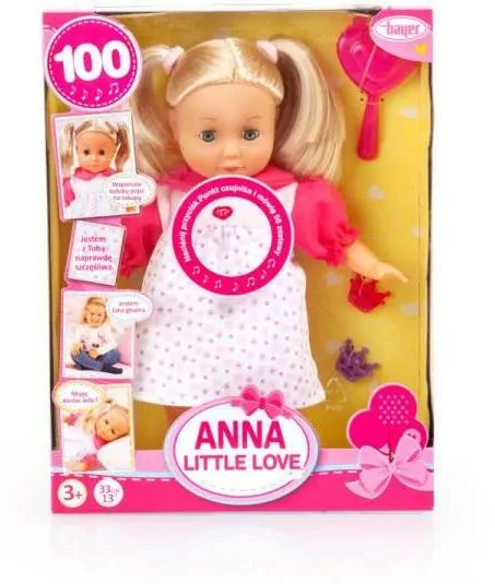 Bayer. Lalka Anna 33cm 93335AT - tantis.pl