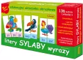 Litery, sylaby, wyrazy. Edukacyjna układanka obrazkowa - tantis.pl
