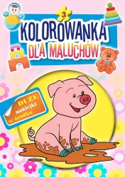 Świnka. Kolorowanka dla maluchów. Część 3