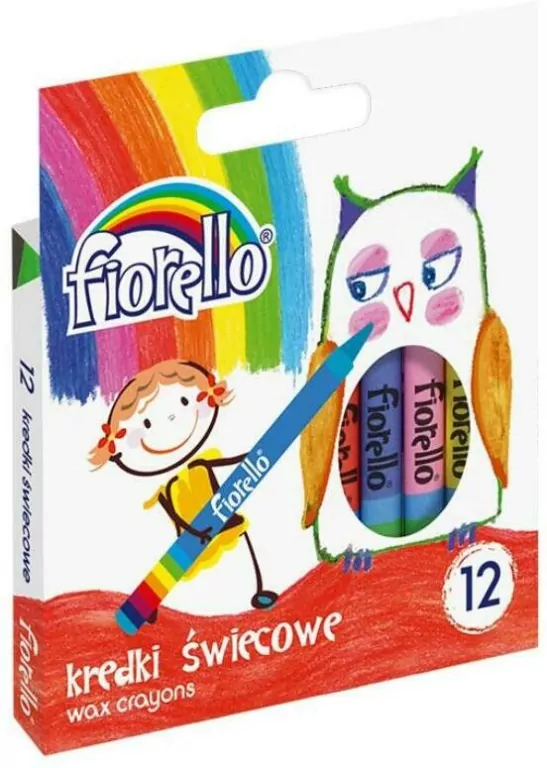 Kredki świecowe 12 kolorów - tantis.pl