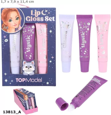 Błyszczyk Top Model w pudełku 3 sztuki 13813A